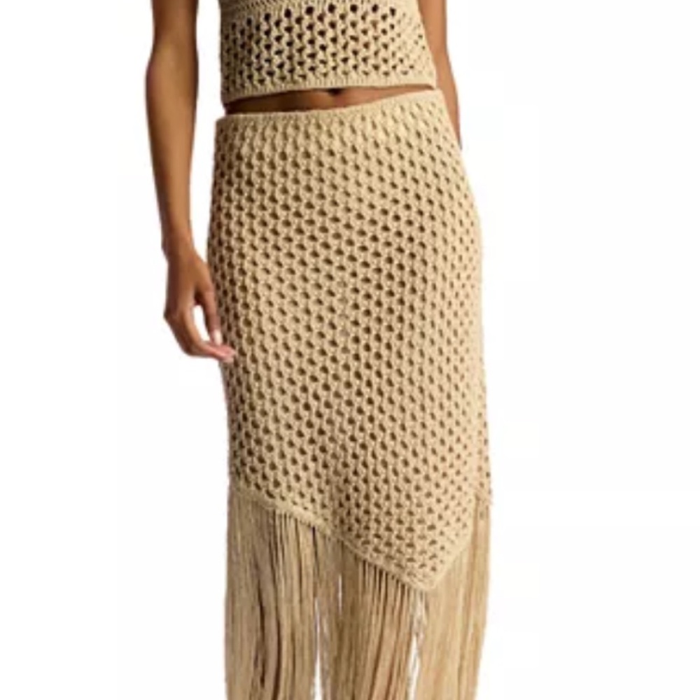 A.L.C. Leona Skirt 

Crochet Fringe Skirt